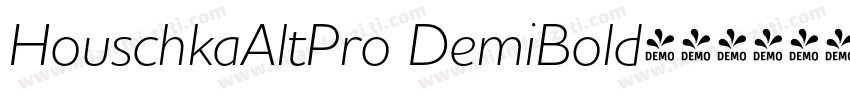 HouschkaAltPro DemiBold字体转换